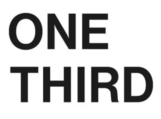 ONE THIRD